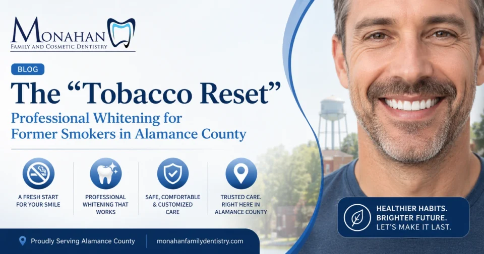 The “Tobacco Reset”: Professional Whitening for Former Smokers in Alamance County 