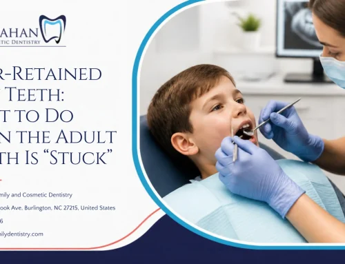 Over-Retained Baby Teeth: What to Do When the Adult Tooth Is “Stuck”