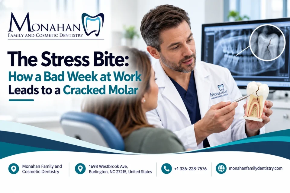 The Stress Bite: How a Bad Week at Work Leads to a Cracked Molar