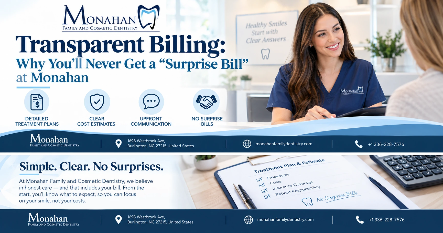 Transparent Billing: Why You’ll Never Get a “Surprise Bill” at Monahan