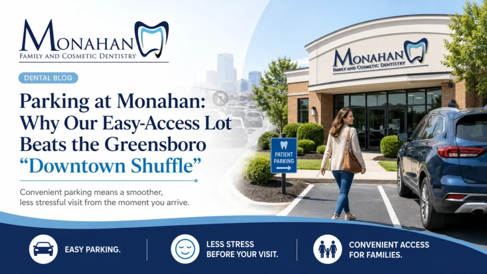 Parking at Monahan: Why Our Easy-Access Lot Beats the Greensboro “Downtown Shuffle”