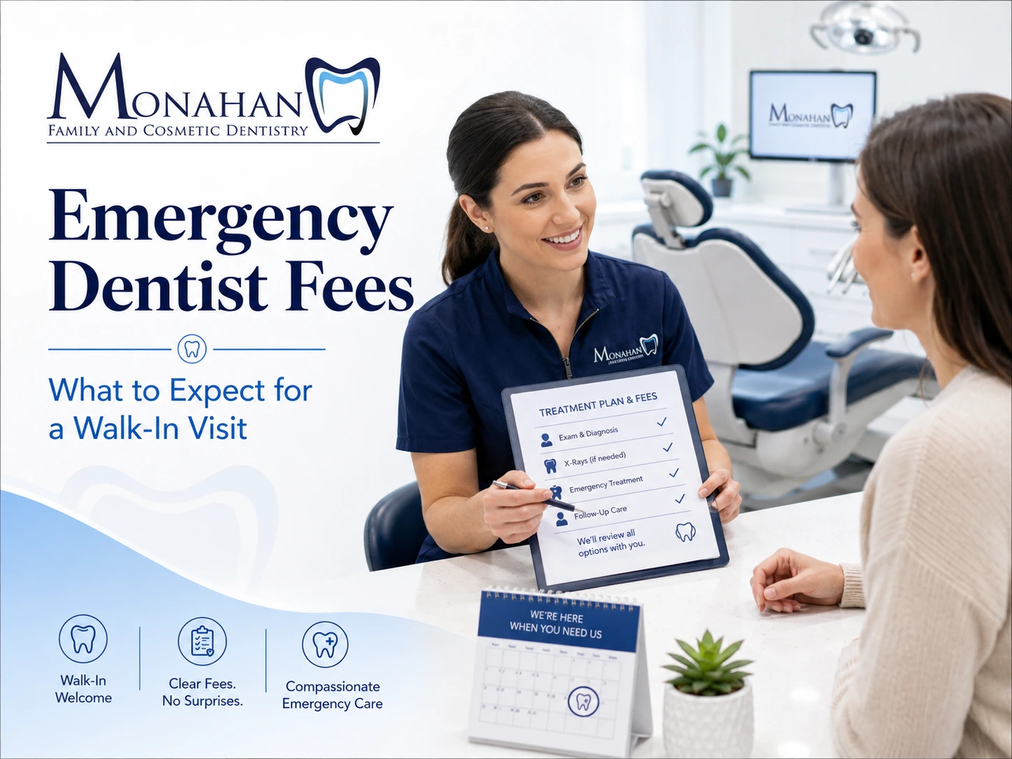 Emergency Dentist Fees in Monahan