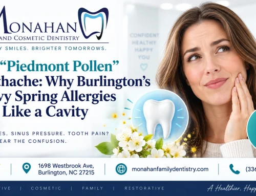 The “Piedmont Pollen” Toothache: Why Burlington’s Heavy Spring Allergies Feel Like a Cavity